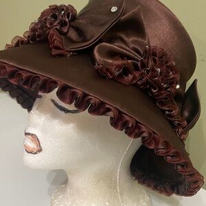 Beautiful Brown Dress Hat / Church Hat by Ms. Divine